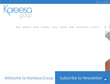 Tablet Screenshot of koreesa.co.uk